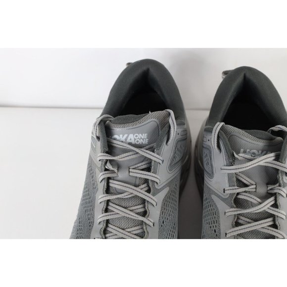 Hoka One One Mens Size 13 Cushioned Bondi 7 Gym Jogging Running Shoes Gray main image 12